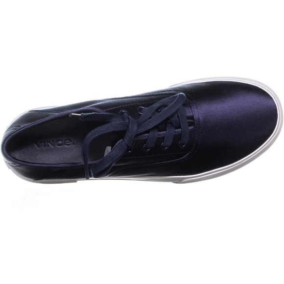 VINCE Women's Copley Platform Sneakers, Navy, 7.5 - Picture 2 of 8